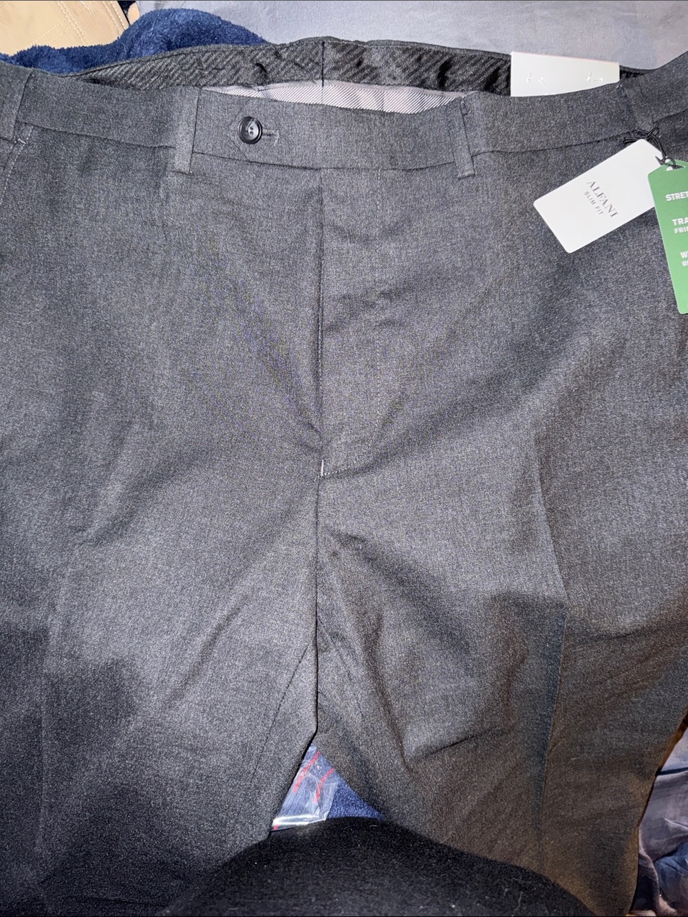Alfani Men's Dark Gray Dress Pants